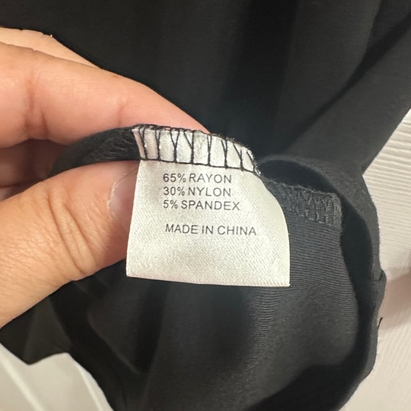 Black Buttoned Midi Dress - Picture 6 of 6